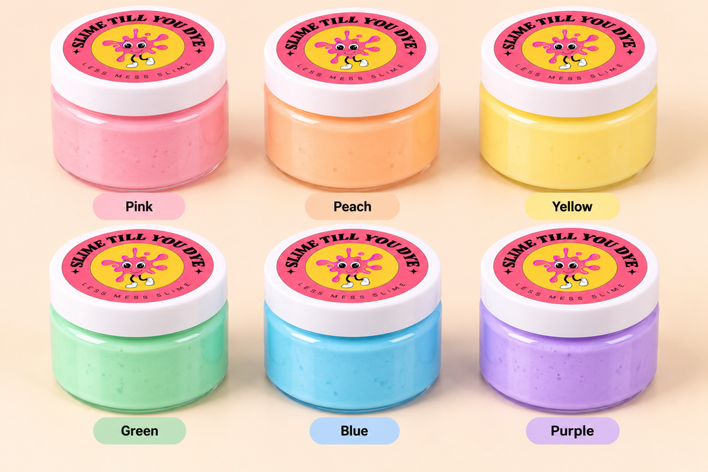 Party Pack – 6 Mini Slimes (2 oz Each)
